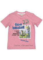 Camiseta manga corta bebé niño rosa " Green Immersion" de Birba Trybeyond