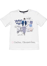 Camiseta manga corta niño " Vintage life style"blancade Birba Trybeyond