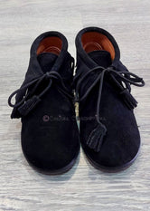 Zapatos tipo mohicanas unisex negro de Chuches