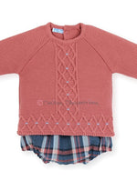 Conjunto bebé niño 2 piezas jersey+coulotte Familia London Style de Mac Ilusión