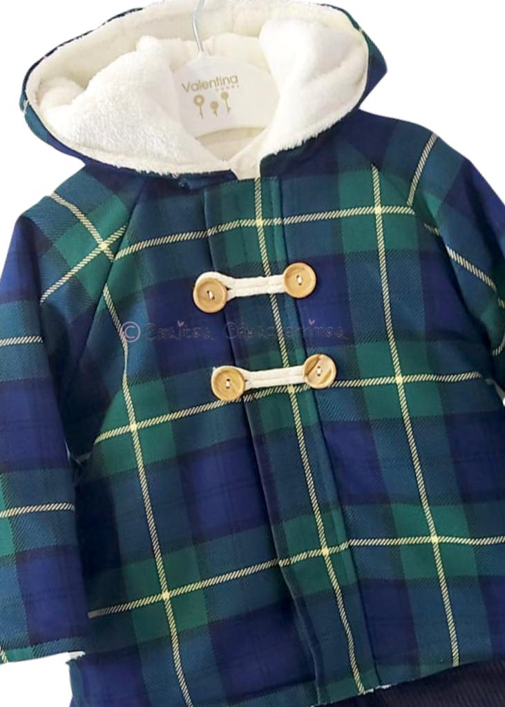 Conjunto bebé niño chaqueton, camisa y pantalón de Valentina Bebés
