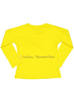 Camiseta  niña manga larga amarilla London de Birba Trybeyond