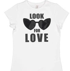Camiseta niña Look For Love blanca de Birba Trybeyond